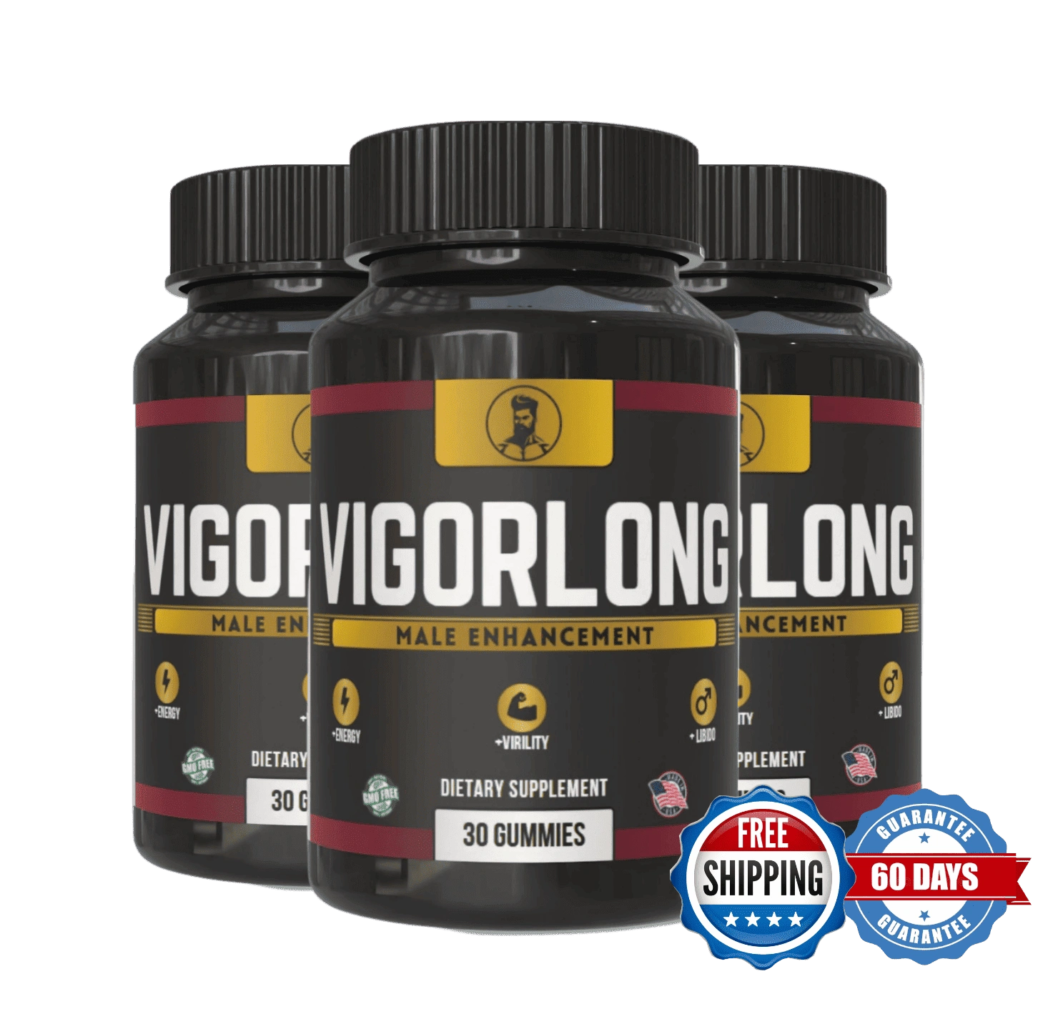 VigorLong 3 Bottle Package